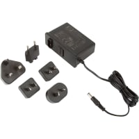 Fuente de alimentación, AC-DC, enchufe del montaje de la pared, médico, 18W, 24V, 750mA, serie AMF18