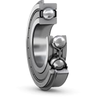 Deep Groove Ball Bearing, identificación de 55m m, 100m m OD, Double Shielded, Steel