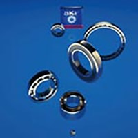 El rodamiento de bolitas profundo del surco, sola fila, identificación de 50m m, 110m m OD, dobla sellado, acero