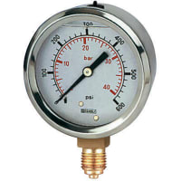 DIAL 1/ de la GALGA de PRESIÓN 0-1000PSI los 63MM4