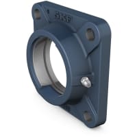 Carcasa con brida cuadrada, 90 mm D.I.