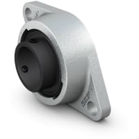 Unidad de rodamiento de bolas bridada Ovalאליפטי tornillos prisioneros, 35 mm D.I.