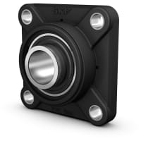 Unidad de cojinete de bolas con brida cuadrada, tornillos de fijación, 35 mm ID