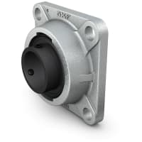 Unidad de cojinete de bolas con brida cuadrada, tornillos de fijación, 25.4 mm ID