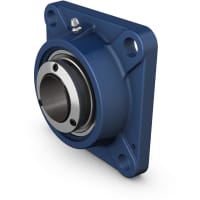 Unidad de cojinete de bolas con brida cuadrada, con bloqueo ConCentra, 30 mm ID