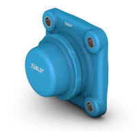 Unidad de cojinete de bolas con brida cuadrada, tornillos de fijación, 20 mm ID