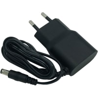 Fuente de alimentación de AC-DC, adaptador del montaje de la pared del EU, 5V, 2.75W, conectador de 2.1m m x de 5.5m m