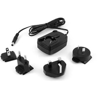 La fuente de alimentación de AC-DC, 5V, 20W, enchufe permutable, 2.1m m x 5.5m m hizo salir