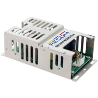 fuente de alimentación, AC-DC, recinto del Std, 60W, 2 " x4 ", 12Vout, 80-305Vin, RACM60-K