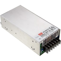 Fuente de alimentación, AC-DC, 600W, 85-264Vac, 12Vdc, 3.5x energía máxima, serie HRP-600N3