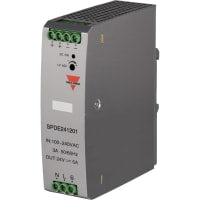 Fuente de alimentación, AC-DC, 120W, 85-264Vin, 24Vout, 5A, estruendo montaje en riel, serie de SPDE