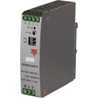 Fuente de alimentación, AC-DC, 120W, 85-264Vin, 24Vout, 5A, estruendo montaje en riel, serie de SPDE