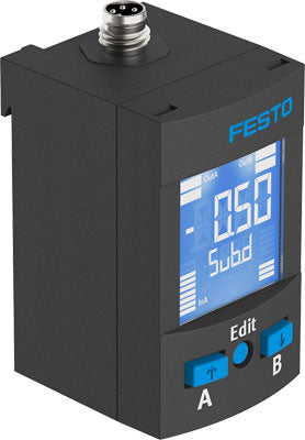 Sensor de presión SPAU-P10R-H-G18FD-L-PNLK-PNVBA-M12U