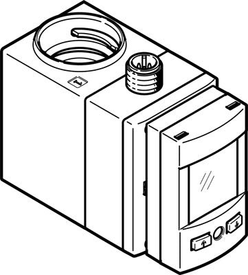 Sensor de caudal SFAW-100-X-E-PNLK-PNVBA-M12