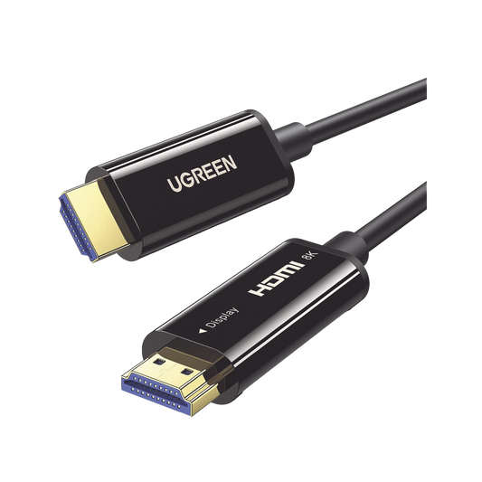 Cable HDMI de 20 Metros por Fibra Ã“ptica 8K@60Hz / Fibra de 4 nÃºcleos + Cobre estaÃ±ado de 7 nÃºcleos / Compatible con HDMI 2.1 / Alta velocidad 18 Gbps / 3D / HDR / Caja de Aleacion Zinc / Premium