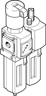 Unidad de mantenimiento combinada MSB4-1/4-FRC13:J120M1