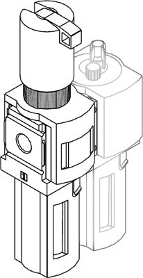 Unidad de mantenimiento combinada MSB6-1/2-FRC13:J120M1