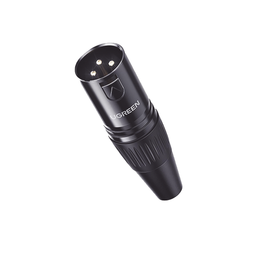 Conector de Audio XLR Tipo Canon Macho / PVC / ABS / AleaciÃ³n Zinc / Anti Oxidante / Anti Caida / Sin aflojarse / Apertura Ajustable de 6.0 a 7.0 mm / Soldable