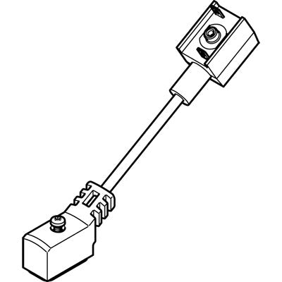 Cable de conexión NEBV-Z4WA2L-R-E-0.2-N-Z1W2-S1