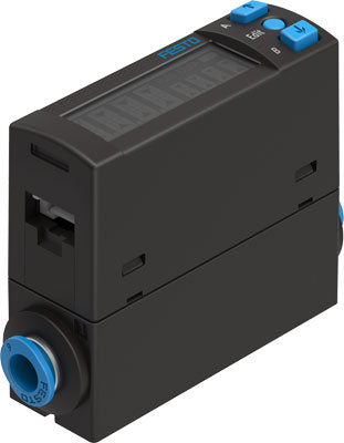 Sensor de caudal SFAH-0.5U-Q4S-PNLK-PNVBA-L1