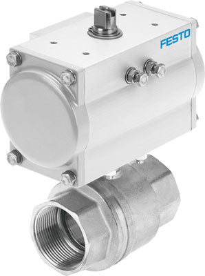 Unidad actuadora de válvula de bola VZBM-A-1/2"-RP-25-D-2-B2-PA10