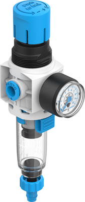 Unidad de filtro y regulador MS2-LFR-QS6-D6-AR-BAR-C-M-B