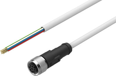 Cable de conexión NEBC-M12G8-E-2-N-B-LE8