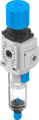 Unidad de filtro y regulador MS4-LFR-1/4-D6-C-P-M-A8-B
