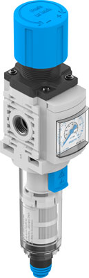 Unidad de filtro y regulador MS4-LFR-1/4-D6-E-P-VC-AG-BAR-B