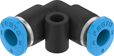 Racor rápido acodado NPQE-L-Q4-E-F1A-P10