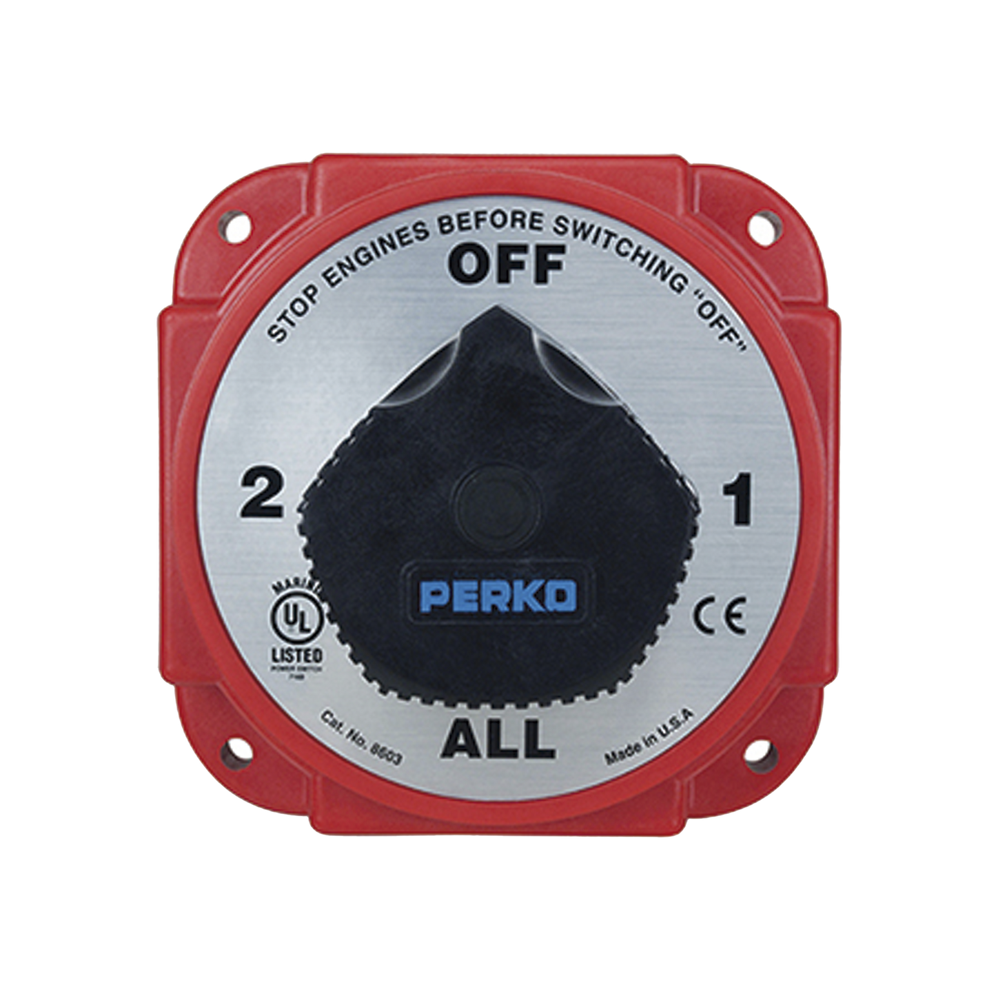 Switch Selector de BaterÃ­a y Alternador de Servicio Pesado, para Sistemas ElÃ©ctricos Marinos