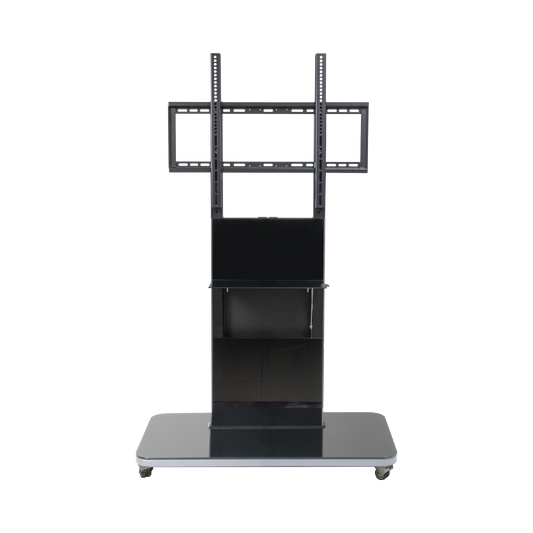 Soporte de Pantalla con Ruedas / Compatible con Monitores de 55 "a 86" / Base para Colocar Accesorios Adicionales (Incluye Montaje para Pantalla)