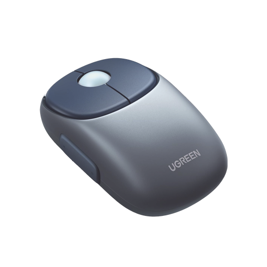 Mouse InalÃ¡mbrico  FUN? / Recargable / 2.4G & Bluetooth / 4 Niveles de DPI / Silencioso / ErgonÃ³mico / 5 Botones / Compatible con Windows, macOS 10.5, Android iOS Linux y Chrome OS / Color Azul