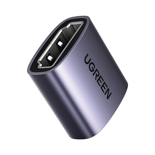 Adaptador HDMI 2.1 8K@60Hz / 8K@60Hz / Compatible con eARC, HEC, HDCP, 3D, HDR / Dolby Atmos / Dolby VisiÃ³n / 7.1 5.1 Canales de Audio / DTS / Hembra a Hembra / MÃ¡xima Durabilidad / Carcasa de Aluminio