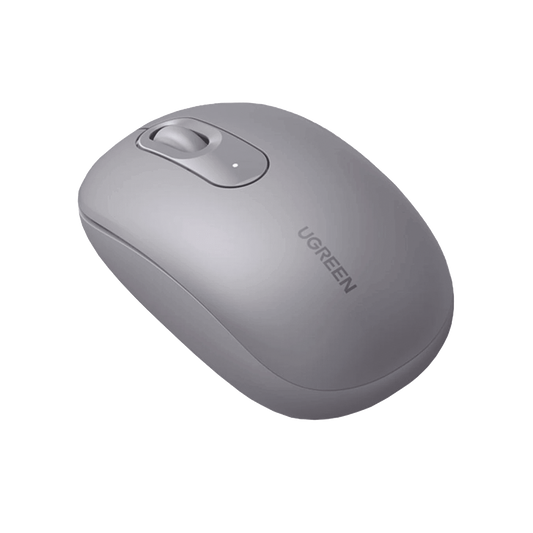 Mouse InalÃ¡mbrico 2.4G 800/1200/1600/2400 DPI / FunciÃ³n de 3 botones / Alcance 10m / Silencioso / ErgonÃ³mico / Anti-caÃ­da y Anti-interferencias / Color Gris / BaterÃ­a Alcalina AA (incluida).
