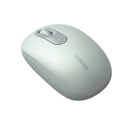 Mouse InalÃ¡mbrico 2.4G 800/1200/1600/2400 DPI / FunciÃ³n de 3 botones / Alcance 10m / Silencioso / ErgonÃ³mico / Anti-caÃ­da y Anti-interferencias / Color Verde / BaterÃ­a Alcalina AA (incluida).