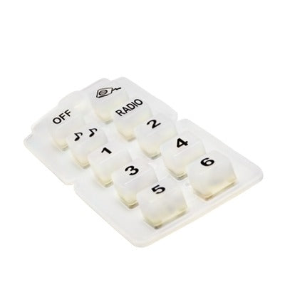 Botonera de silicÃ³n para micrÃ³fono 821-6060 de sirena 202-0141AH
