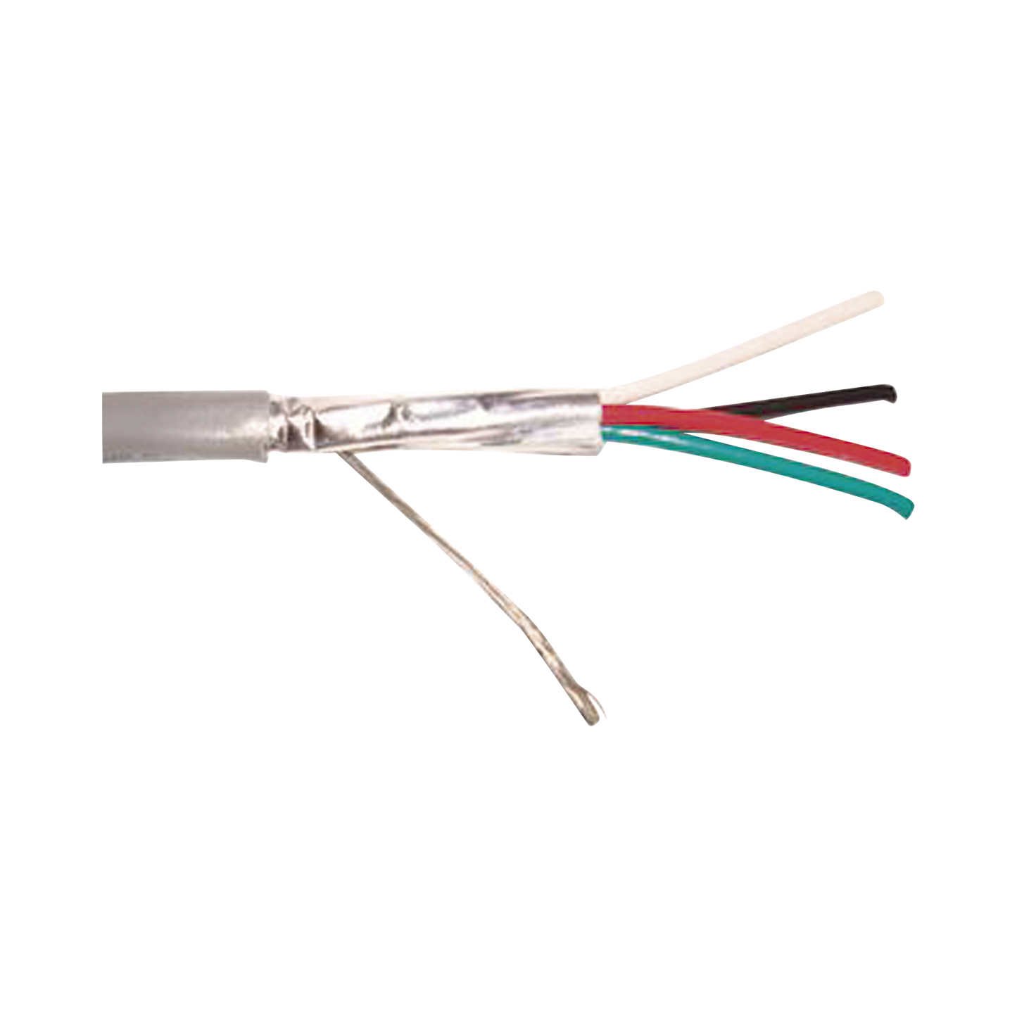 Cable 4 x 18 AWG / Blindado / 305 Metros / Riser / UL / Color Gris / Hecho en MÃ©xico