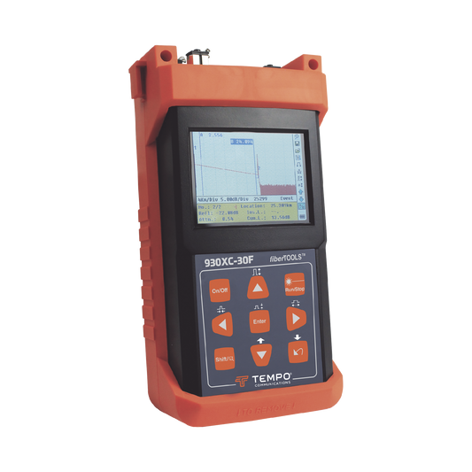 OTDR para pruebas en Enlaces de Fibra Ã“ptica, lambdas 1310/1550/1625 nm / Prueba Fibra Viva