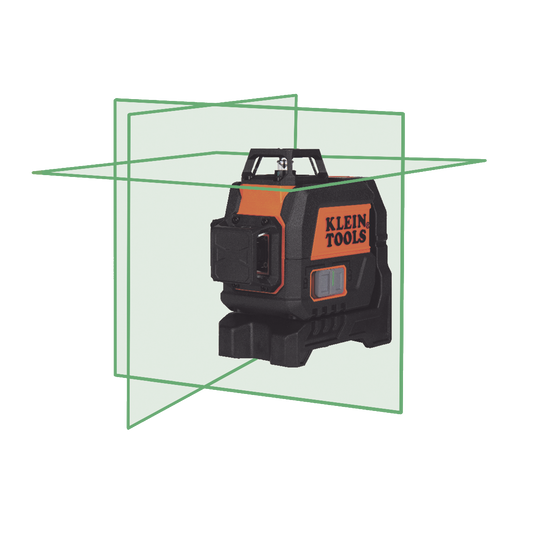 Nivel LÃ¡ser de 3 Planos de Color Verde, de 360Âº y 30.5 m. de alcance, Compacto con Base MagnÃ©tica y para Tripoide