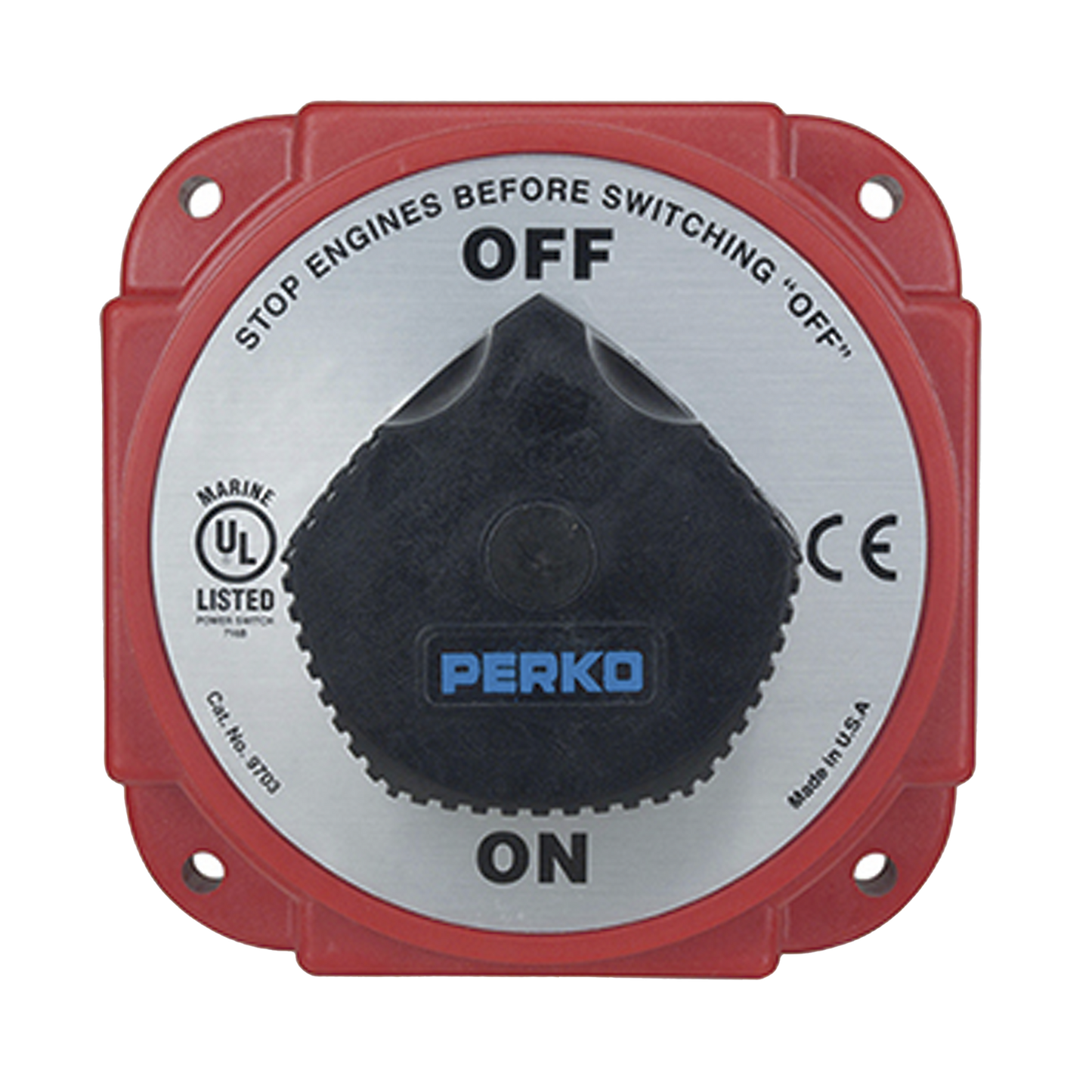 Switch Selector de BaterÃ­a y Alternador On / Off de Servicio pesado,  para Sistemas ElÃ©ctricos Marinos