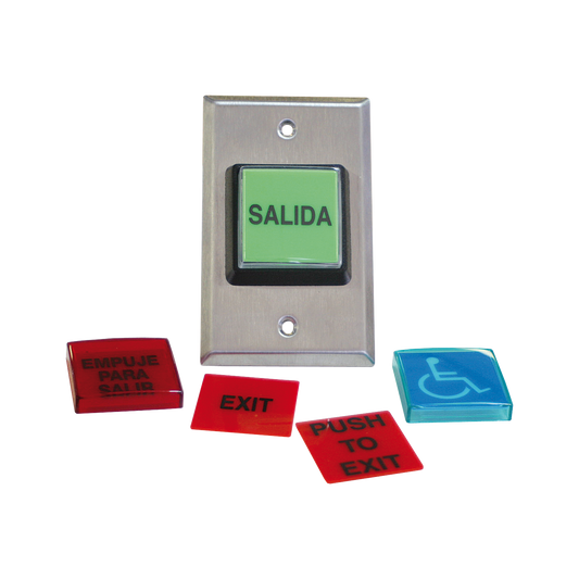 BotÃ³n de Salida / MÃšLTIPLES Placas/ Luz LED /2 AÃ±os Garantia