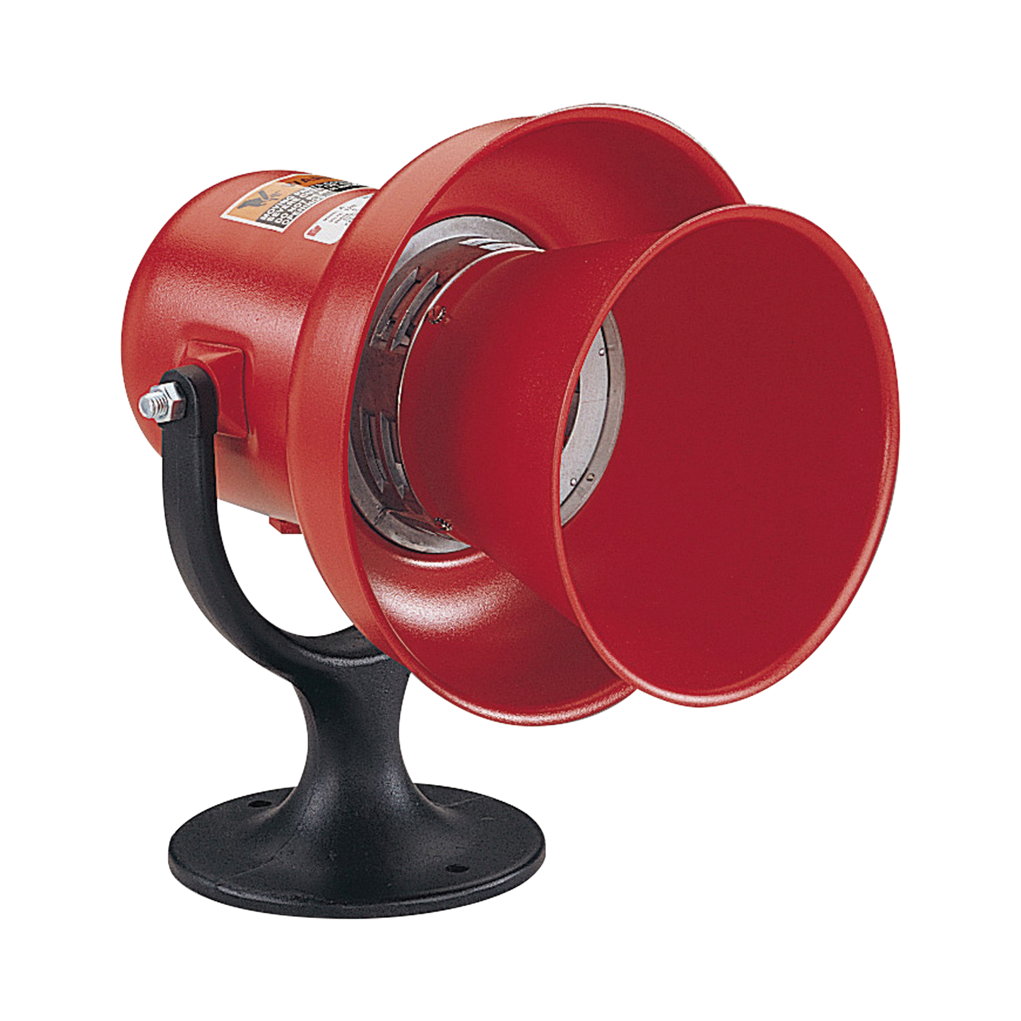 Sirena electromecÃ¡nicade alarma general modelo A , UL y cUL, 120 Vca/cd, roja