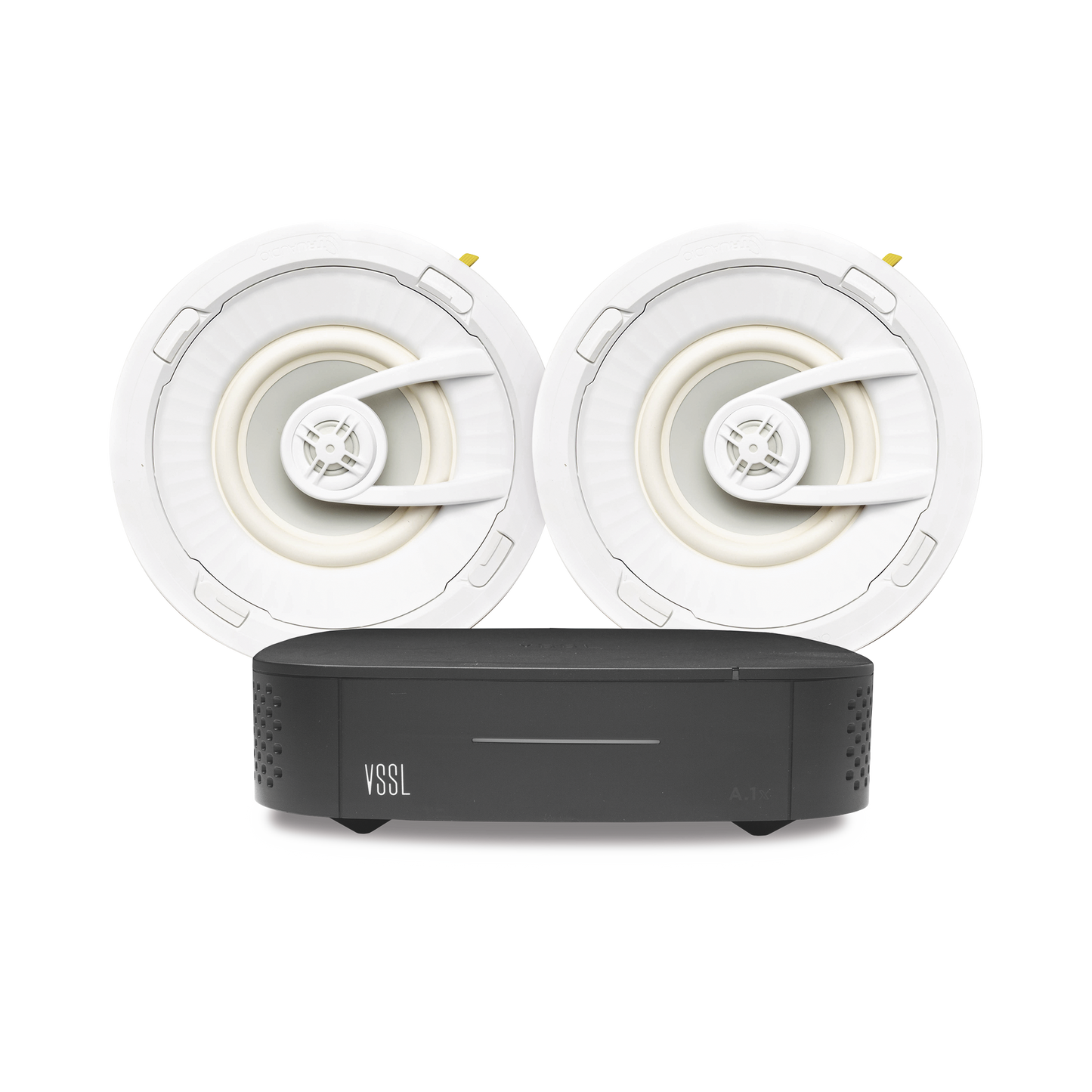 KIT Amplificador VSSL A1X | 2 Bocinas para PlafÃ³n de 7in TruAudio G72