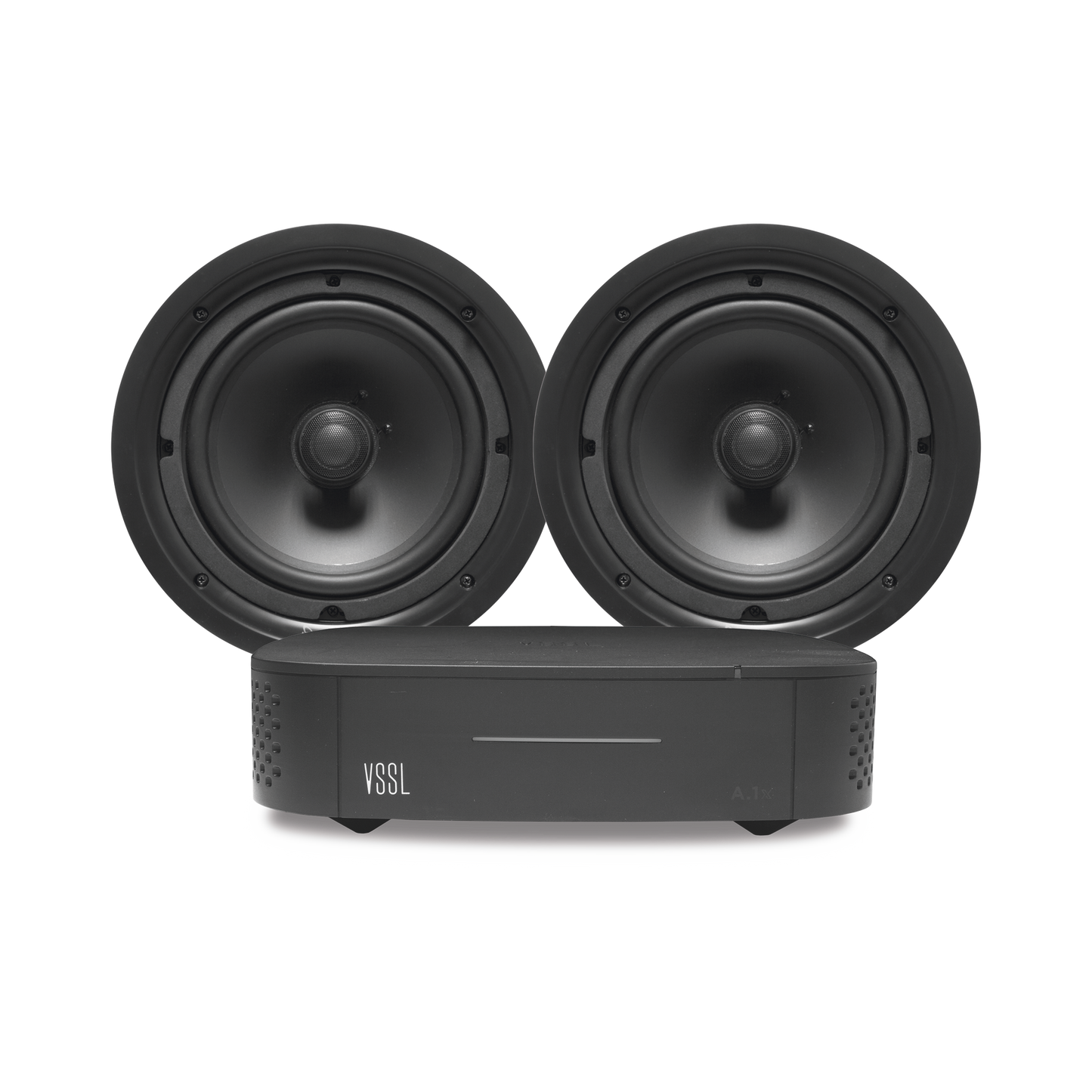 KIT Amplificador VSSL A1X | 2 Bocinas para PlafÃ³n de 6in TruAudio PP6