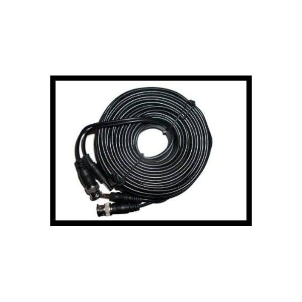 Cable de Video y Energía Dahua Technology PX-CBL20M, Negro, Cableado por BNC