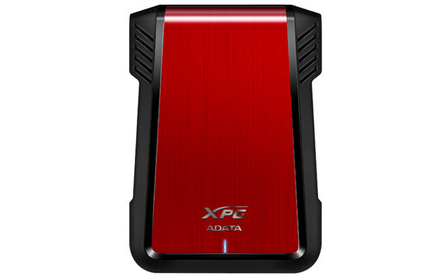 Gabinete Externo ADATA EX500, USB 3.2 Gen1 (compatible con las versiones anteriores USB 2.0), 2.5 pulgadas, Rojo