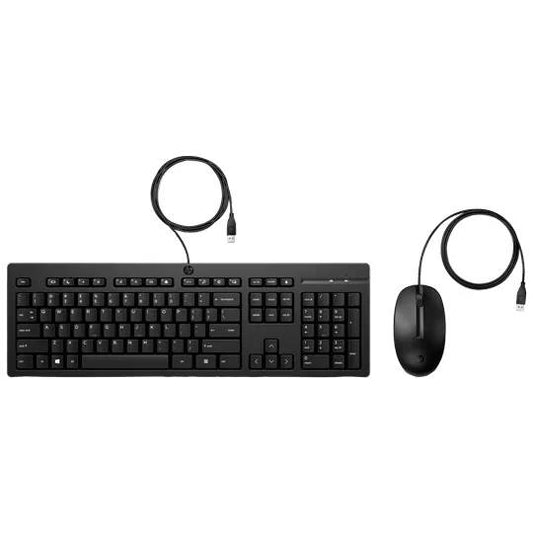 Kit de Teclado y Mouse USB para Servidor Hewlett Packard Enterprise 631341-B21, Inglés, Negro