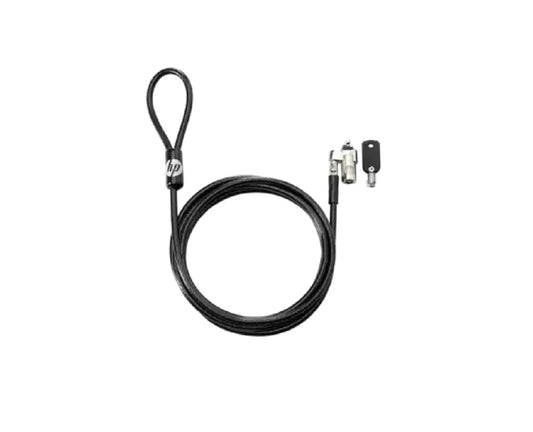 Candado de seguridad HP T1A62AA Llave, Acero galvanizado, 1.83 m, Laptops