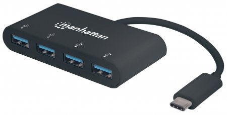 162746 Hub USB-C 3.2 Gen 1 USB-C macho a cuatro USB-A hembra, USB SuperSpeed a 5 Gbps